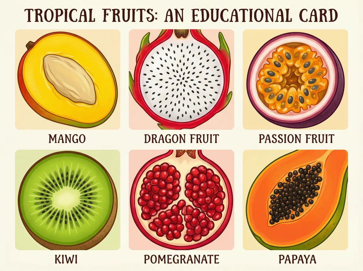 水果派解说 水果百科：热带水果图鉴